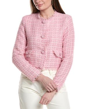 Silvian Heach Tweed Jacket - Pink