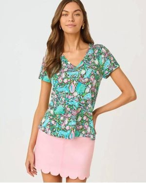 Lilly Pulitzer Maryetta Top - Green