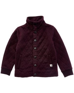Sovereign Code Quilted Cloud Jacket - Purple