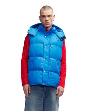 Pajar Sustainable Channel Quilted Puffer Vest - Blue