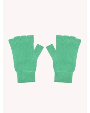 Jumper 1234 Fingerless Gloves - Green
