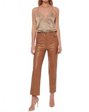 Cami NYC Hanie High-Waisted Vegan Pant - Natural