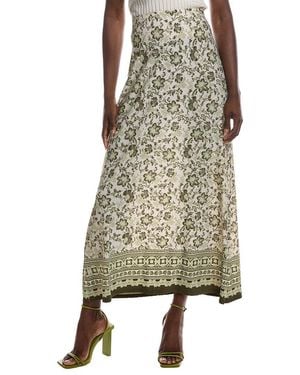Vince Camuto Knit Maxi Skirt - Natural