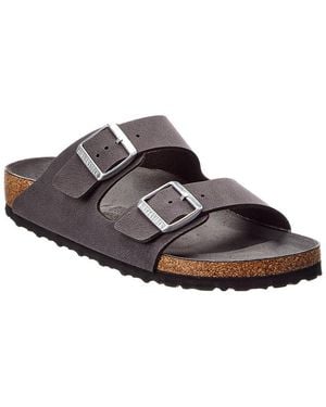 Birkenstock Arizona Narrow Birkibuc Sandal - Brown