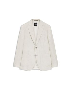 BOSS Slim-Fit Blazer - White