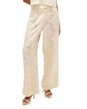 Marie Oliver Rudy Wide-Leg Pant - Natural
