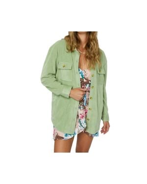 O'neill Sportswear Collins Solid Superfleece Shirt Jacket - Green