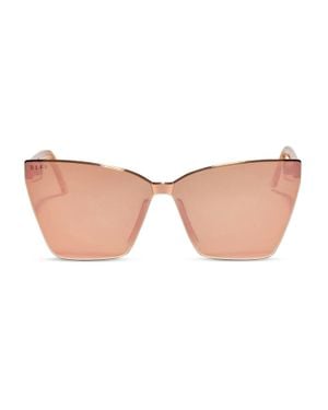 DIFF Goldie Kombu Sunglasses - Brown