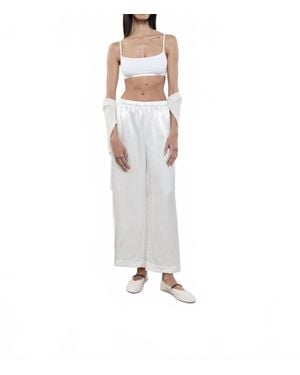Enza Costa Essential Bralette - White