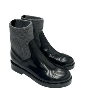 J.Crew Rib-Cuff Boots - Black