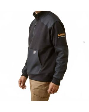 Ariat Rebar Workman Duracanvas Zip Sweatshirt - Black