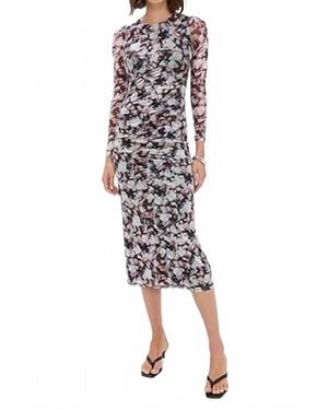 MINKPINK Audrey Mesh Midi Dress - Multicolor