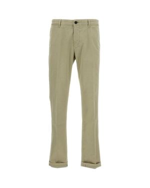 Incotex Slim Fit Cotton Pants - Green
