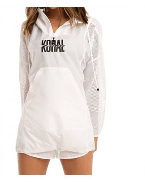 Koral Costal Tara Logo Jacket - White