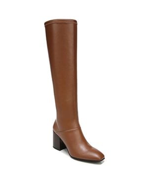 Franco Sarto Tribute 7M Saddle Faux Leather Knee High Boots Lion1048 - Brown