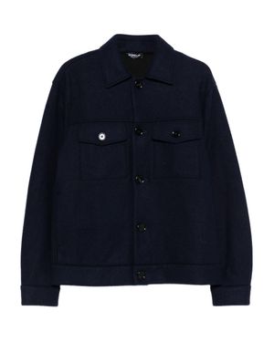 Dondup Dark Pocket Shirt Jacket - Blue