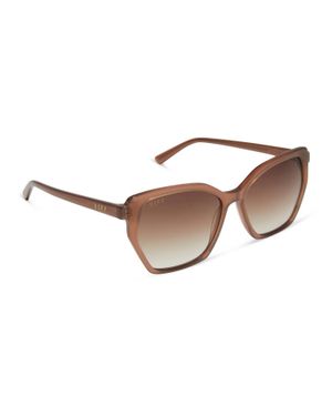DIFF Vera Polarized Sunglasses - Brown