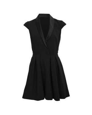 Ba&sh Coston Flared Mini Dress - Black