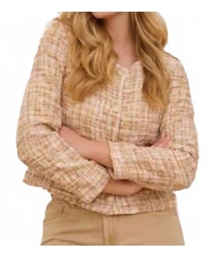 EsQualo Tweed Jacket - Brown