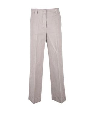 Slowear Cotton Linen Pants - Gray