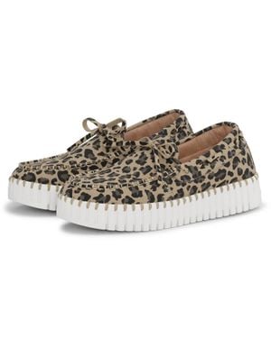 Ilse Jacobsen Tulip Platform Slip Sneaker - Metallic