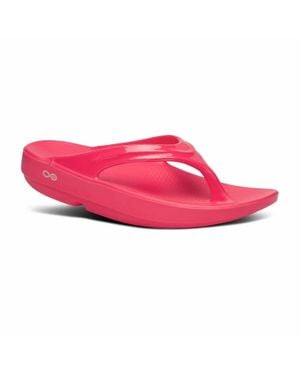 OOFOS Oolala Thong Sandal - Pink