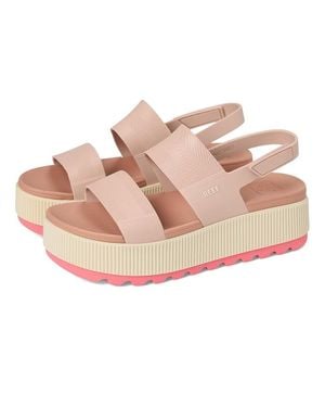 Reef Water Vista Higher Sandal Us Slip-On Platform Zogg1451 - Pink