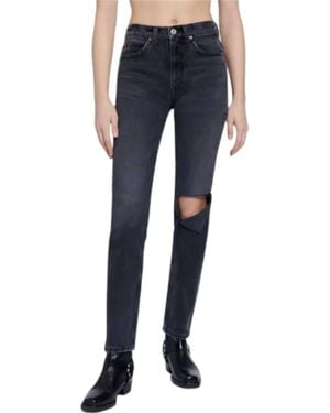 RE/DONE 70's Straight Leg Jeans - Blue
