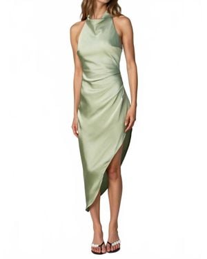 Dress Forum Eliza Halter Asymmetrical Dress - Green