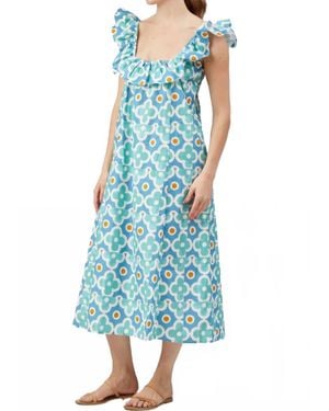 Taylor Tillman Grace Midi Dress - Blue