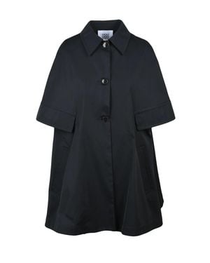 Douuod Trench Cape - Black