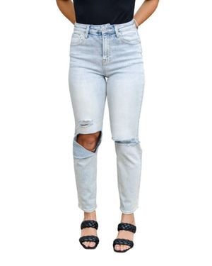 Risen Good Karma Distressed Jeans - Blue