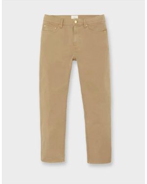 Sid Mashburn Slim Straight 5 Pocket Jeans - Natural