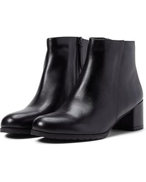 Naturalizer Bay H8064L2001 Boot Leather Waterproof Bootie Lion1035 - Black