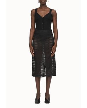 Maria McManus Rib Sleeveless Bodysuit - Black