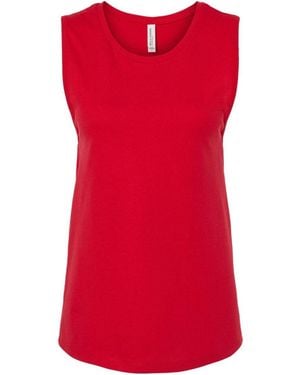 Bella Canvas Jersey Muscle Tank - Red