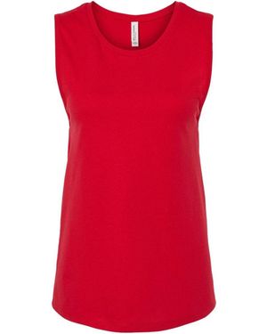 Bella Canvas Jersey Muscle Tank - Red