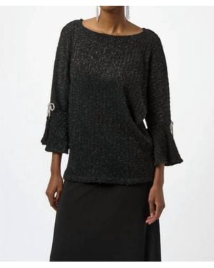 Joseph Ribkoff Bow Blouse - Black