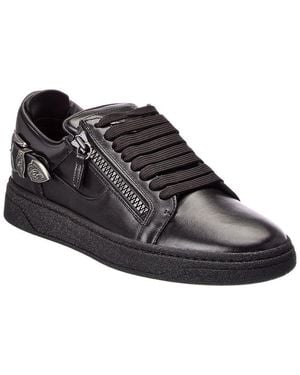 Giuseppe Zanotti Gz/94 Leather Sneaker - Black