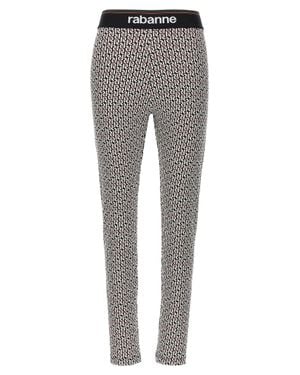 Rabanne Monogram Leggings - Gray