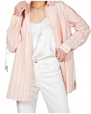 Vine & Love Portside Stripe Shirt - Orange