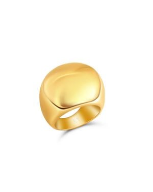 Ellie Vail Dome Ring - Metallic