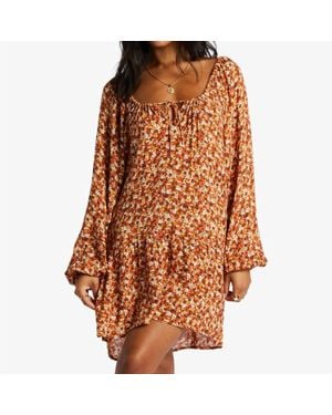 Billabong Lucky You Dress - Brown