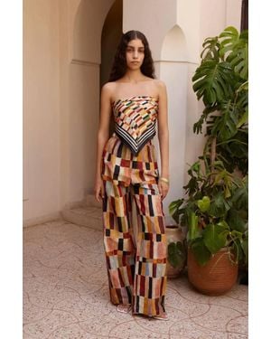 ALÉMAIS Marjorelle Pant - Brown