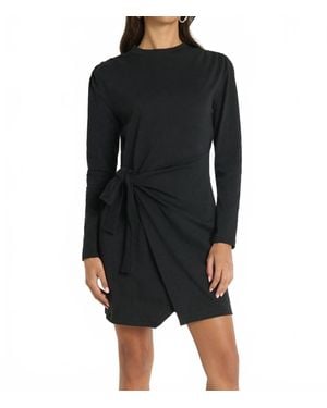 Nation Ltd Taylor Wrap Dress - Black