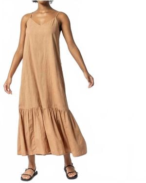 Lilla P Cami Maxi Dress - Brown