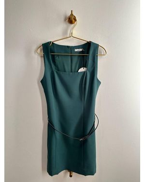 needii Karina Belted Mini Dress - Green
