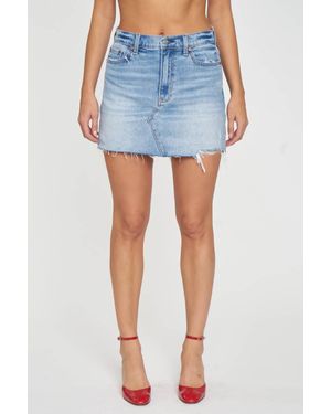 DAZE Malibu Denim Mini Skirt - Blue