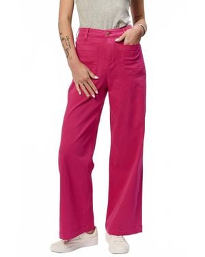 Another Love Bristol High-Rise Wide-Leg Pant - Red