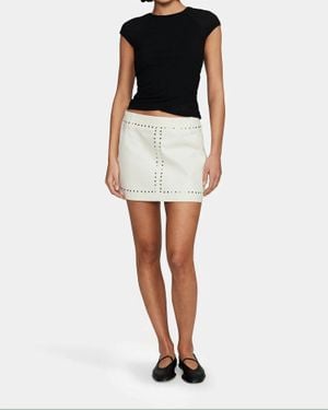 Ownley Mitchell Studded Mini Skirt - Black